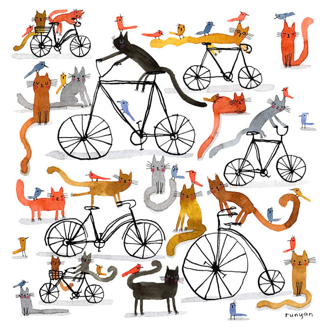 CAT PELOTON - Terry Runyan - Creatif _Cat _  Creatif