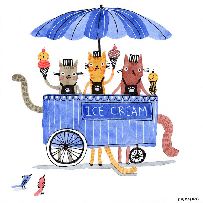 HUNGRY EMPLOYEES - Terry Runyan - Creatif _Cats- Ice Cream _  Creatif