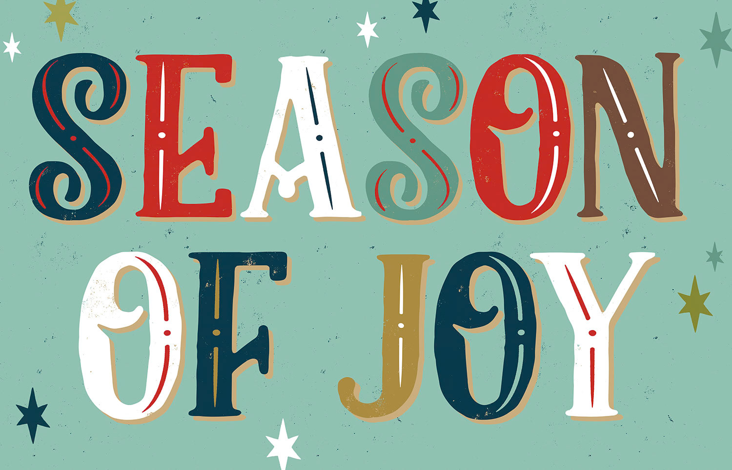 SH_Cmas_2009b_Season Of Joy on aqua_Creatif ©Steve Haskamp - Creatif License