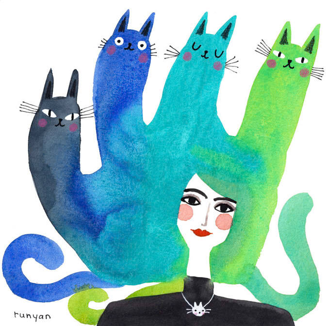 HAPPY CAT HAIR _Cat Hair _  Creatif
