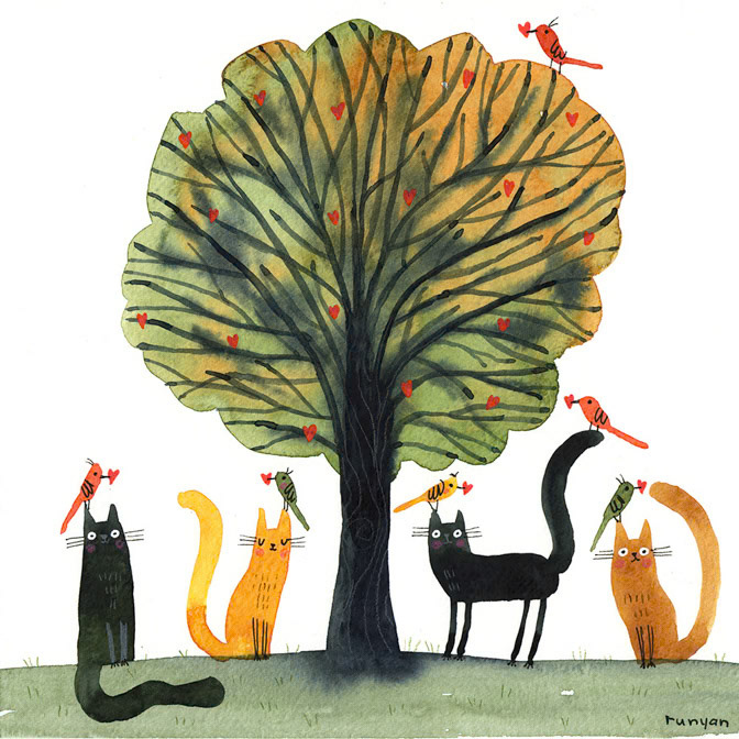 LOVE A TREE DAY - Terry Runyan - Creatif _Cat _  Creatif