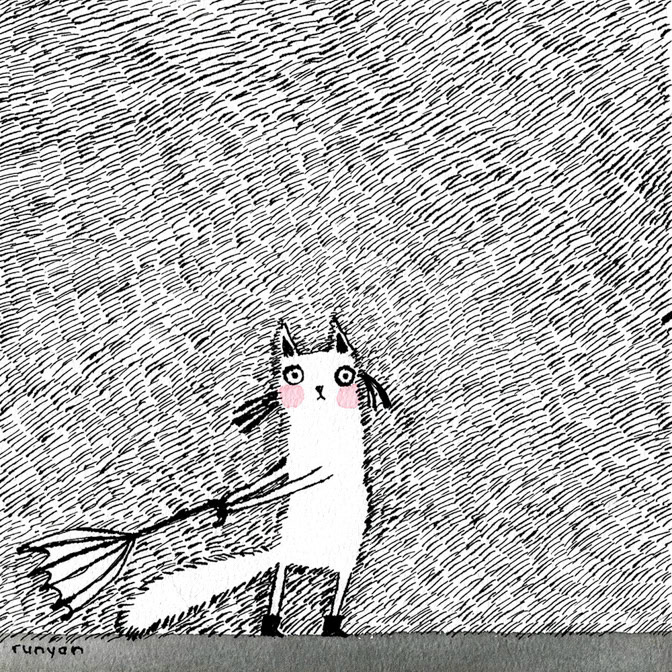 STORM 2 - Terry Runyan - Creatif _Cat _  Creatif ©Terry Runyan - Creatif License