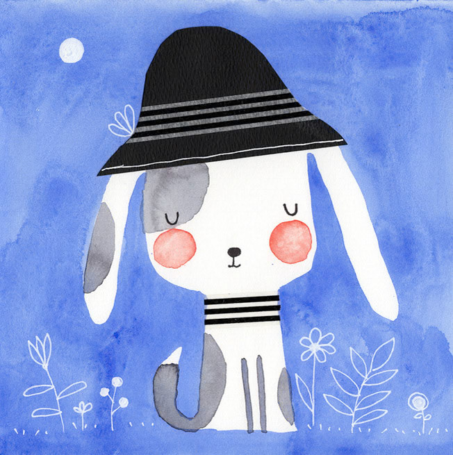 HAT DAY - Terry Runyan - Creatif _Dog _  Creatif ©Terry Runyan - Creatif License