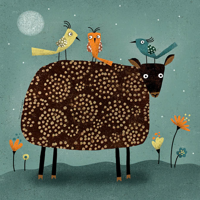 BLACK SHEEP - Terry Runyan - Creatif _Animals- Birds- Maggie _  Creatif ©Terry Runyan - Creatif License