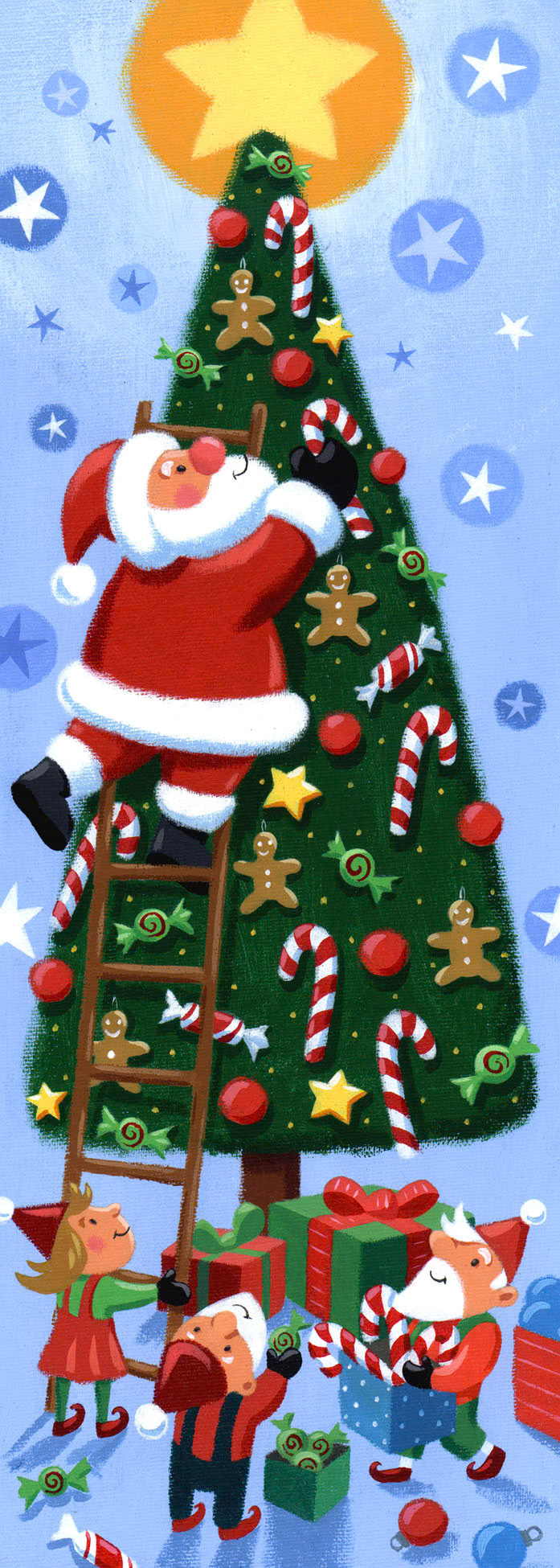 SH_Cmas_46santaonladder ©Steve Haskamp - Creatif License