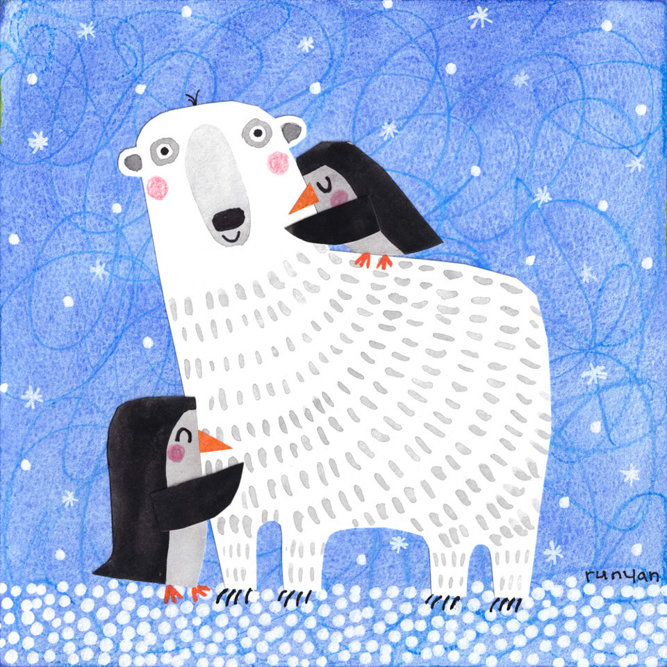 POLAR BEAR LOVERS ©Terry Runyan - Creatif License