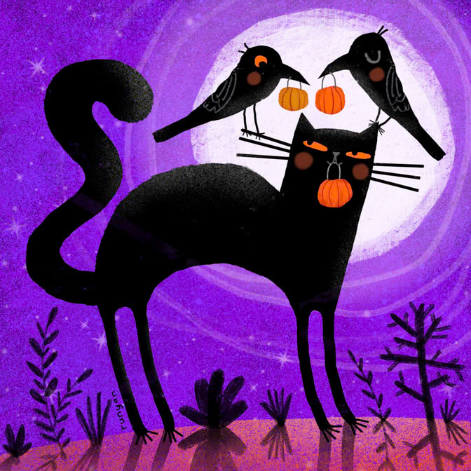 HALLOWEEN READY _Cat- Halloween _  Creatif