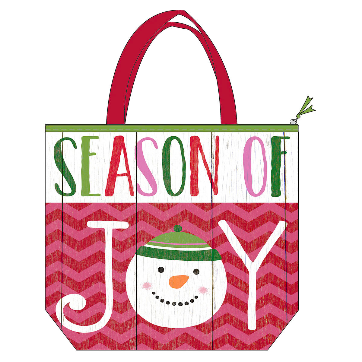 SH_Cmas_Jolly Phrases_3570 Insulated Lunch Tote_Creatif ©Steve Haskamp - Creatif License