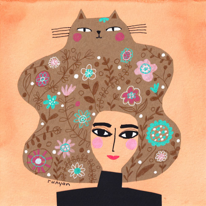 FLOWER CATDO _Cat- Hat- Women _  Creatif