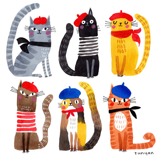 FRENCH CATS _Cats- french _  Creatif