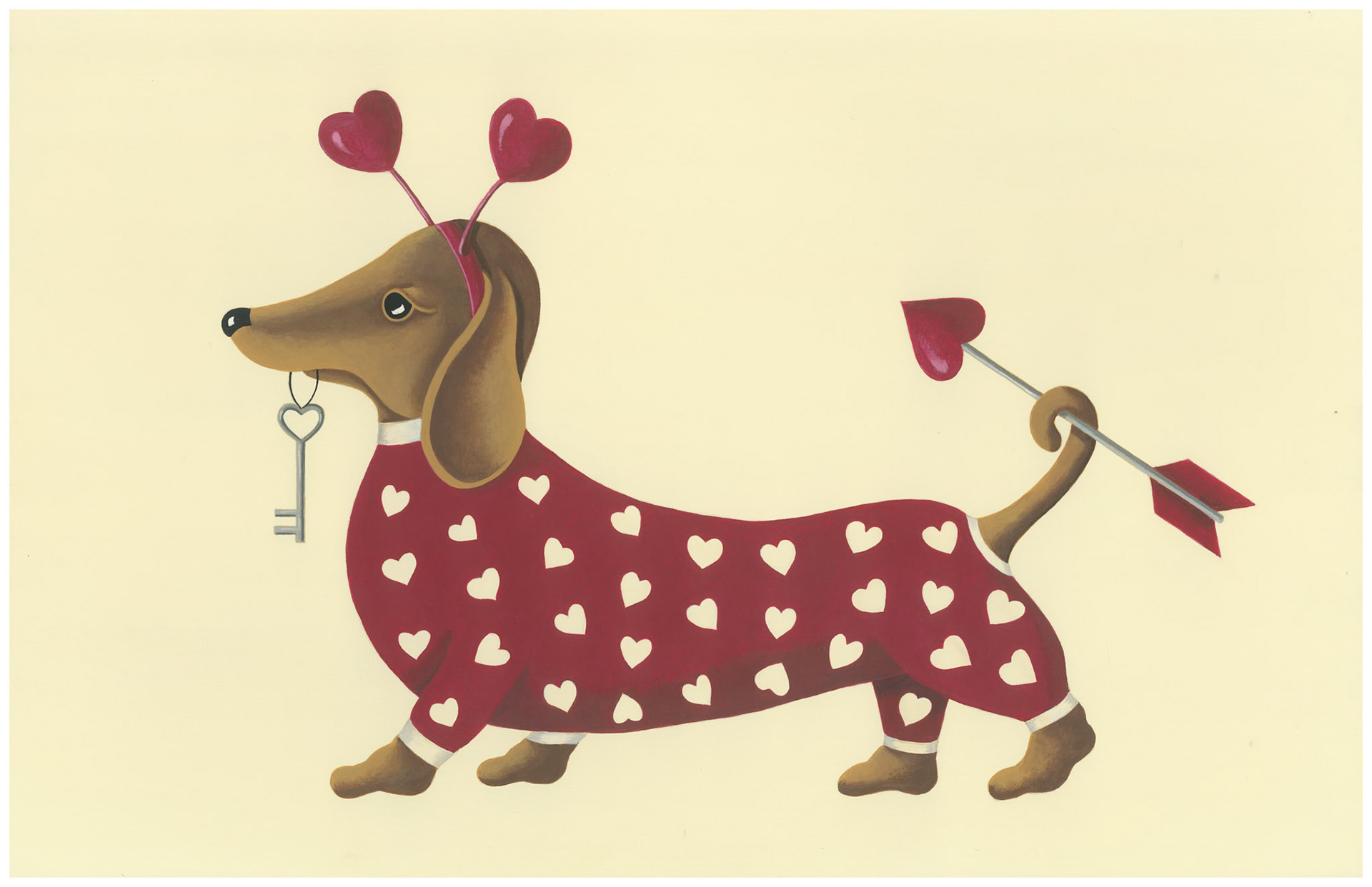 Valentine's Dachshund-0001