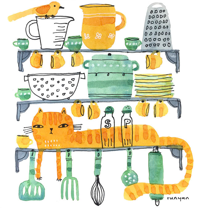 Kitchen Cat _Cat- Kitchen _  Creatif