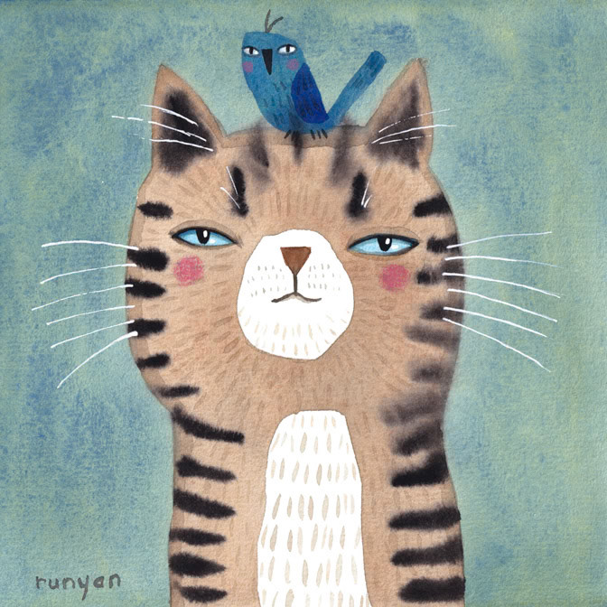 SQUINTY _Bird- Cats _  Creatif