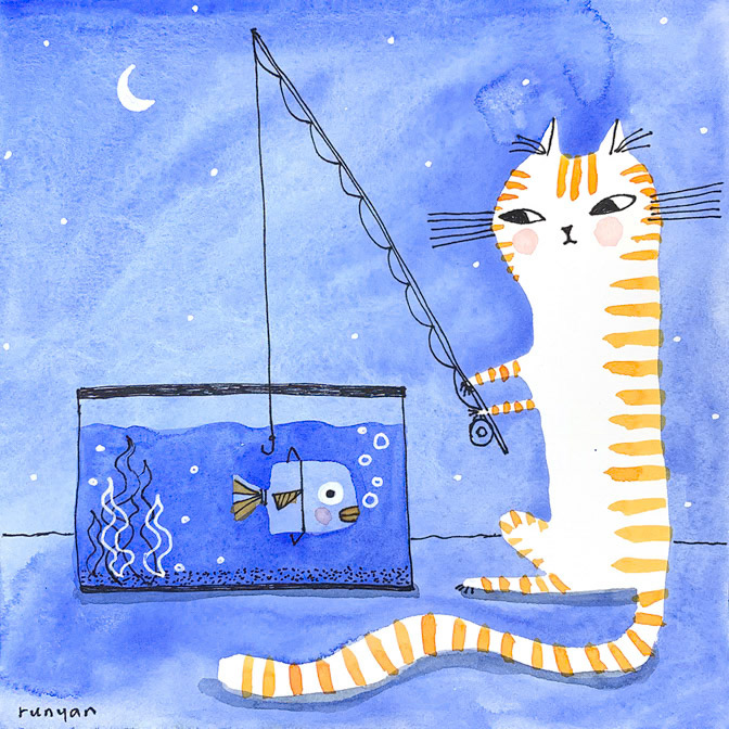 AQUARIUM SUSHI _Cat _  Creatif