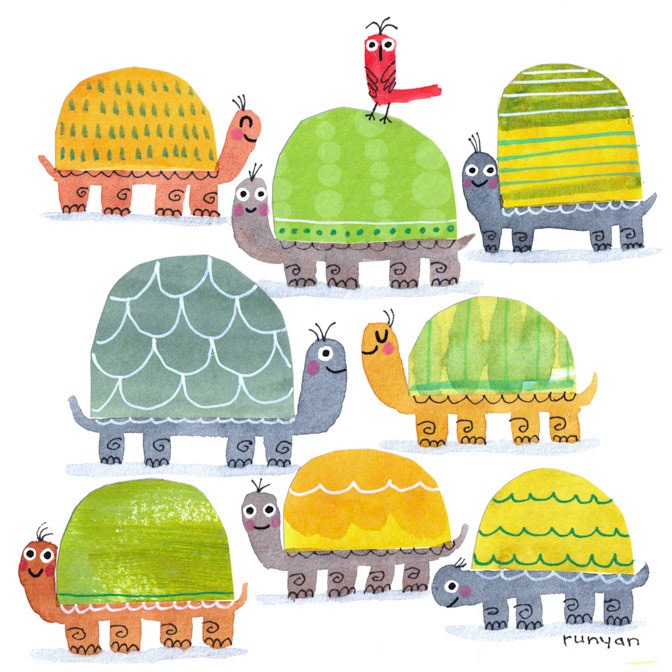 TURTLE SMILES _Animals- Turtle _  Creatif ©Terry Runyan - Creatif License