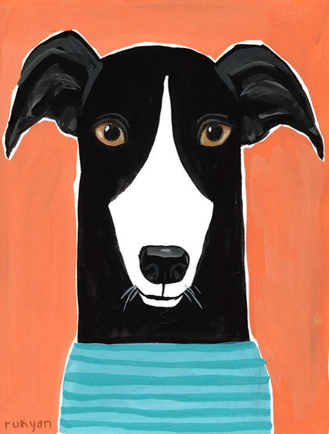 WEAR TEAL DAY _Dog _  Creatif ©Terry Runyan - Creatif License