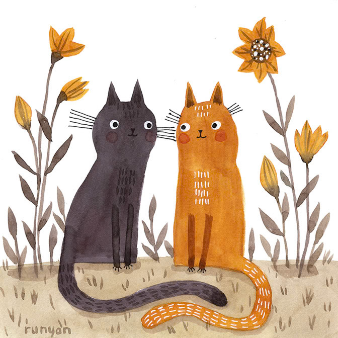 CATURDAY COUPLE - Terry Runyan - Creatif _Cat _  Creatif