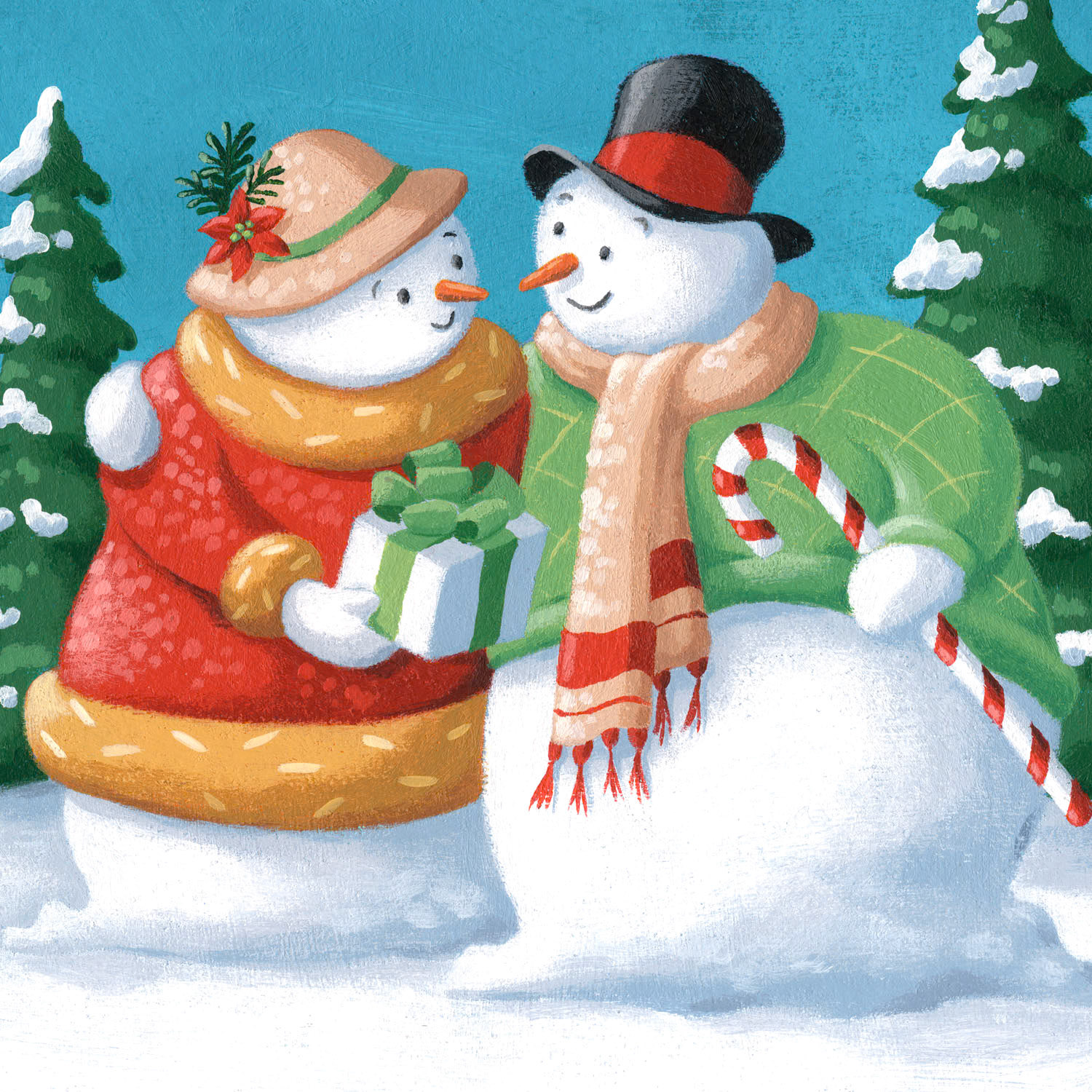 SH_Cmas_686-SnowCoupleSquare ©Steve Haskamp - Creatif License