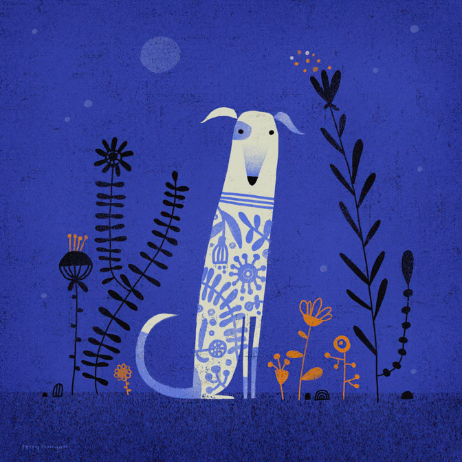 NIGHT HOUND 300dpi Terry Runyan - Creatif _Dogs _  Creatif ©Terry Runyan - Creatif License