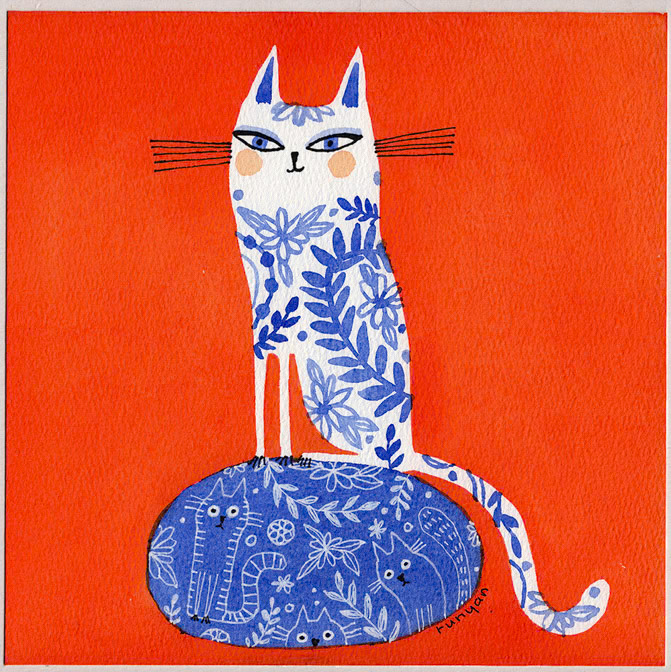 PISANKI CAT - Terry Runyan - Creatif _Cat _  Creatif ©Terry Runyan - Creatif License
