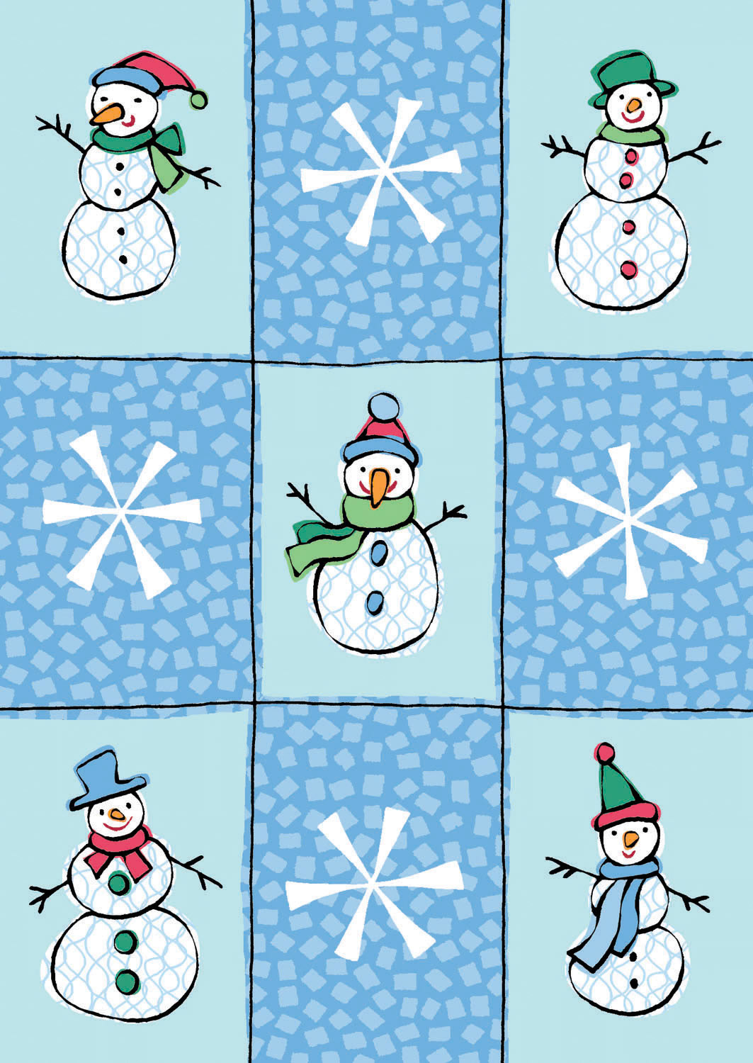 SH_Cmas_51-multisnowmen ©Steve Haskamp - Creatif License