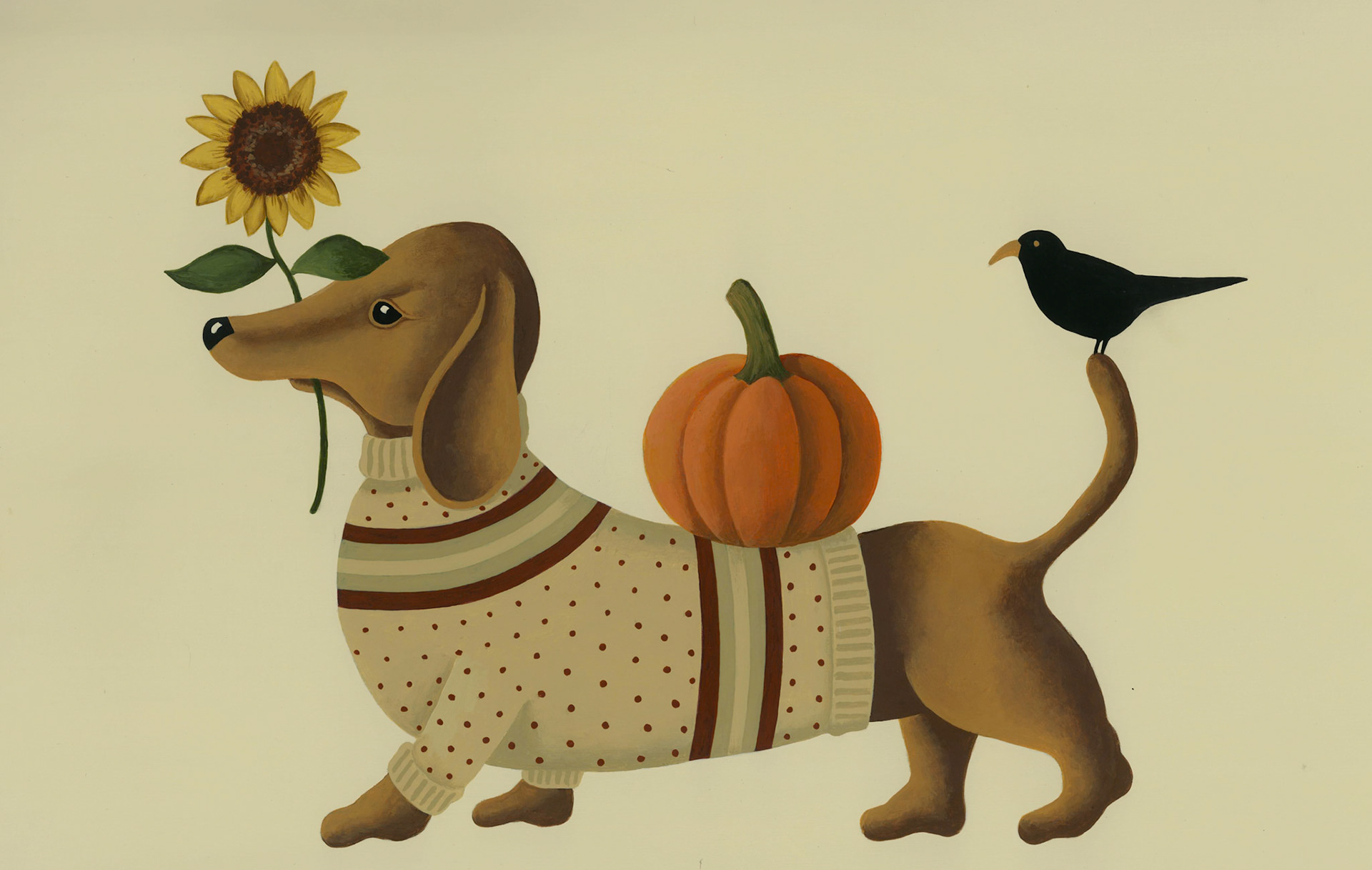 Dachshund Pumpkin1