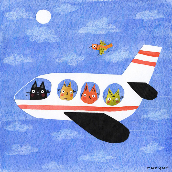 JET SET - Terry Runyan - Creatif _Cat- Plane _  Creatif