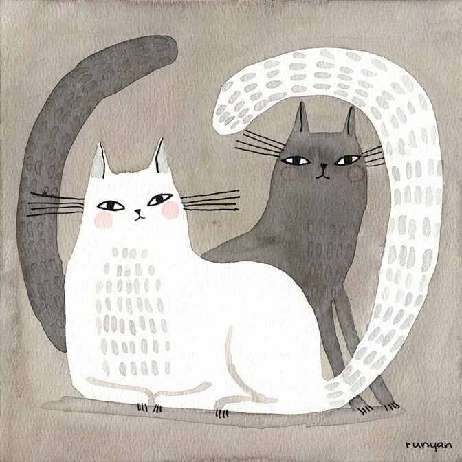 CAT OVERLAP orig - Terry Runyan - Creatif _Cat _  Creatif