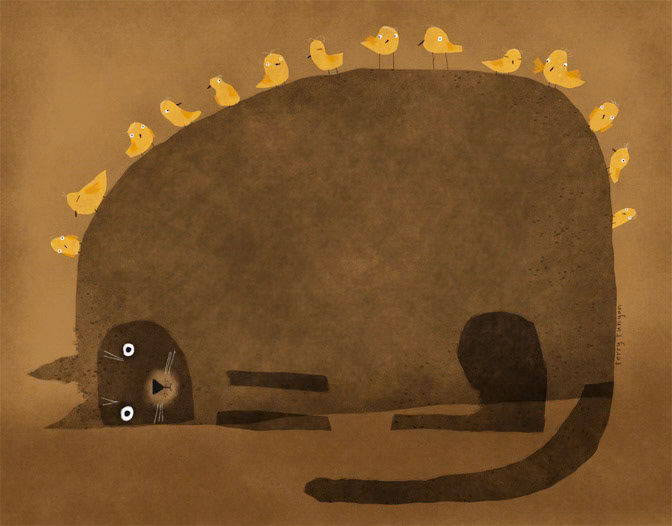 DISTURBED NAP _Cats _  Creatif ©Terry Runyan - Creatif License