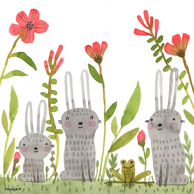 Bunny Garden scan0207 _Animals- Bunnies _  Creatif ©Terry Runyan - Creatif License