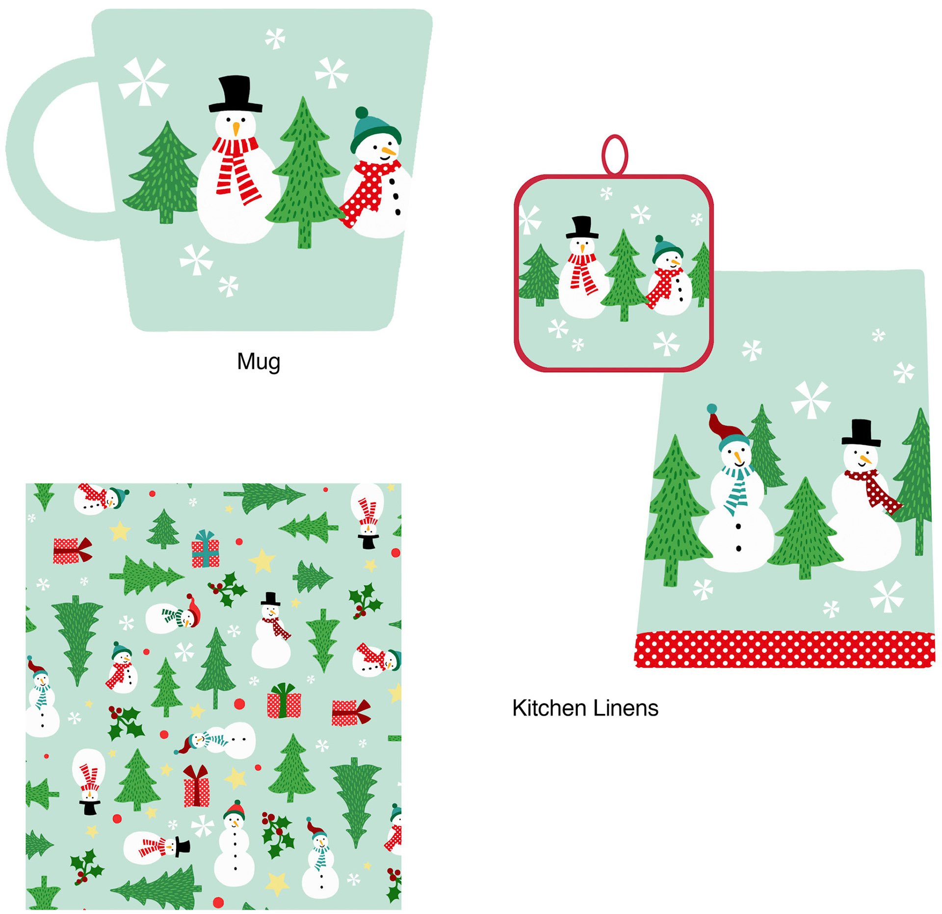 SH_Cmas_409-SnowmenInForestProductConcepts ©Steve Haskamp - Creatif License