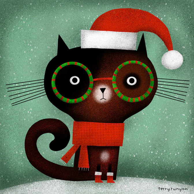 HOLIDAY GLASSES 15X15 _art needlepoint- artneedlepoint- Hires _  Creatif ©Terry Runyan - Creatif License