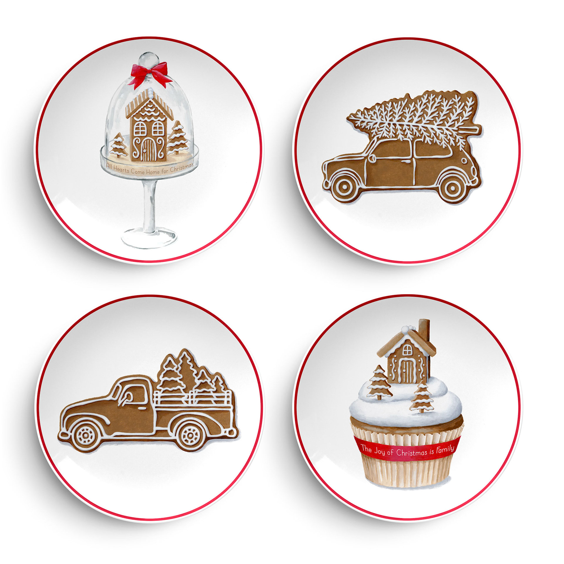 SH_Cmas_2316_Gingerbread Home for the Holidays Plates_Creatif ©Steve Haskamp - Creatif License