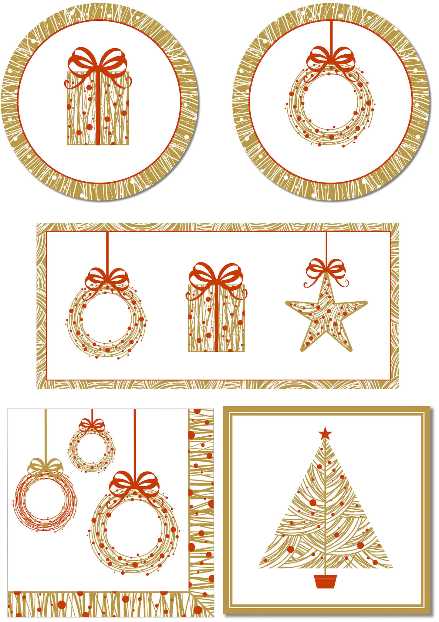 SH_Cmas_SHGoldRedOrnaments ©Steve Haskamp - Creatif License