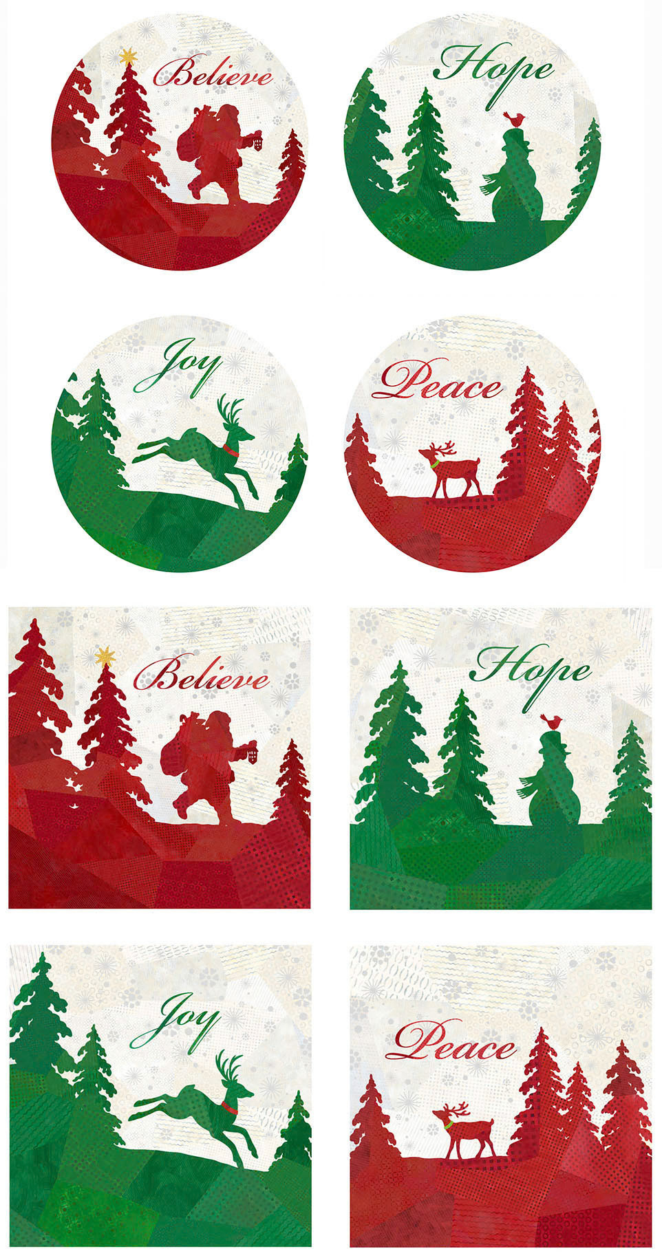 SH_Cmas_ChristmasSilhouetteCollagesReduced ©Steve Haskamp - Creatif License