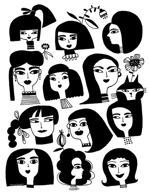 GIRLS AND ONE CAT _Girls _  Creatif