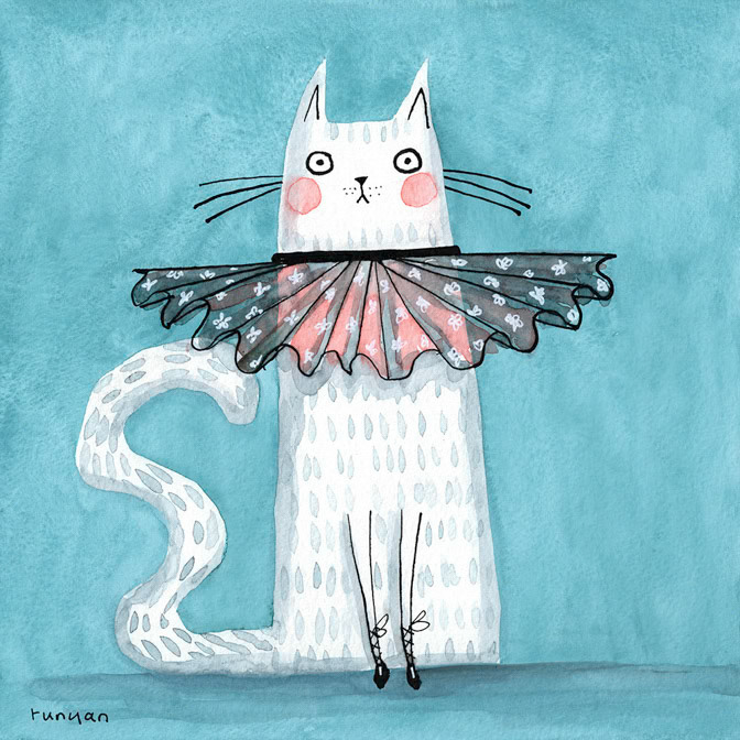 TUTU CAT - Terry Runyan - Creatif _Cat _  Creatif ©Terry Runyan - Creatif License