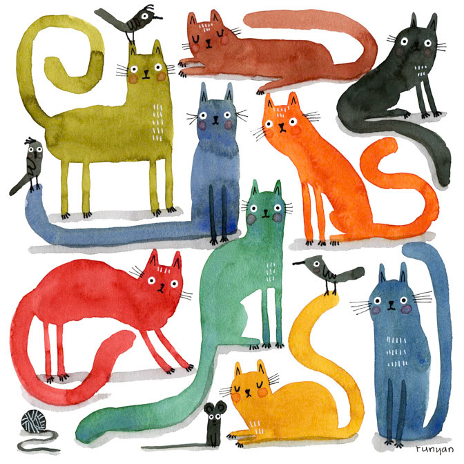 COLOR PACK CATS 15x15 _Cats _  Creatif