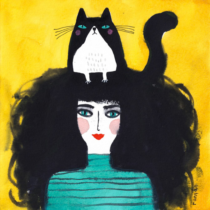 TUXEDO HAT _Cat Hat- Women _  Creatif