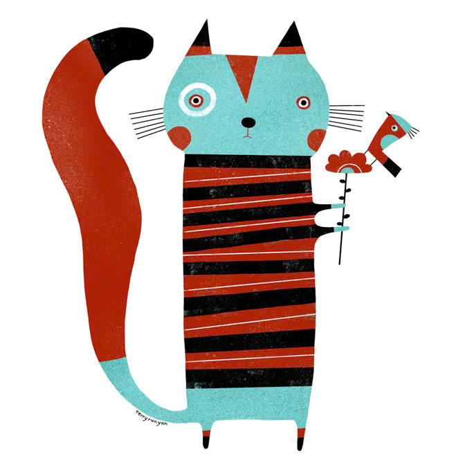 STRIPED SHIRT _Cats _  Creatif