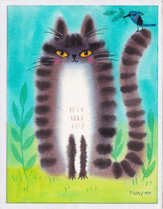 TABBY FLOOF &amp; BIRD _Cat _  Creatif