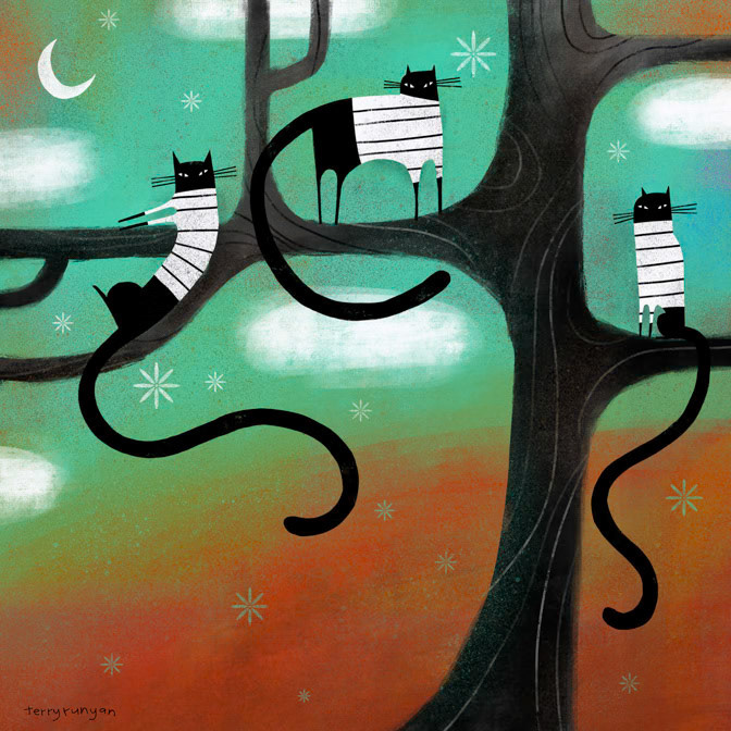 CAT LOUNGE 300dpi Terry Runyan - Creatif _Animals- Tiger _  Creatif ©Terry Runyan - Creatif License