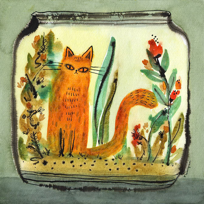 TERRARIUM CAT - Terry Runyan - Creatif _Cat _  Creatif