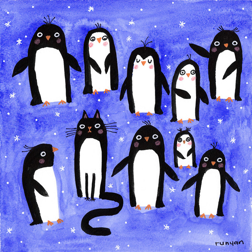 PENGUIN APPRECIATION DAY ©Terry Runyan - Creatif License