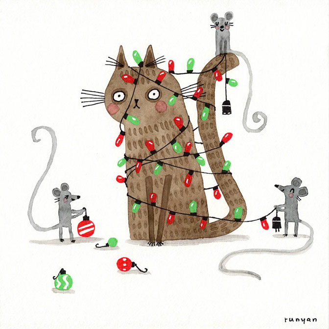 GETTING READY - Terry Runyan - Creatif _Cat- christmas _  Creatif