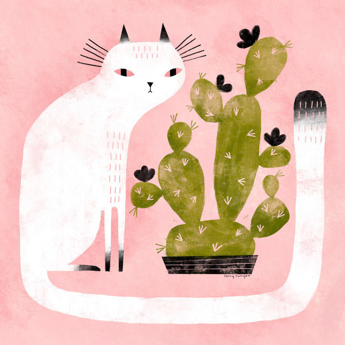 CAT - CACTUS 300dpi Terry Runyan - Creatif _Cat- Fish _  Creatif