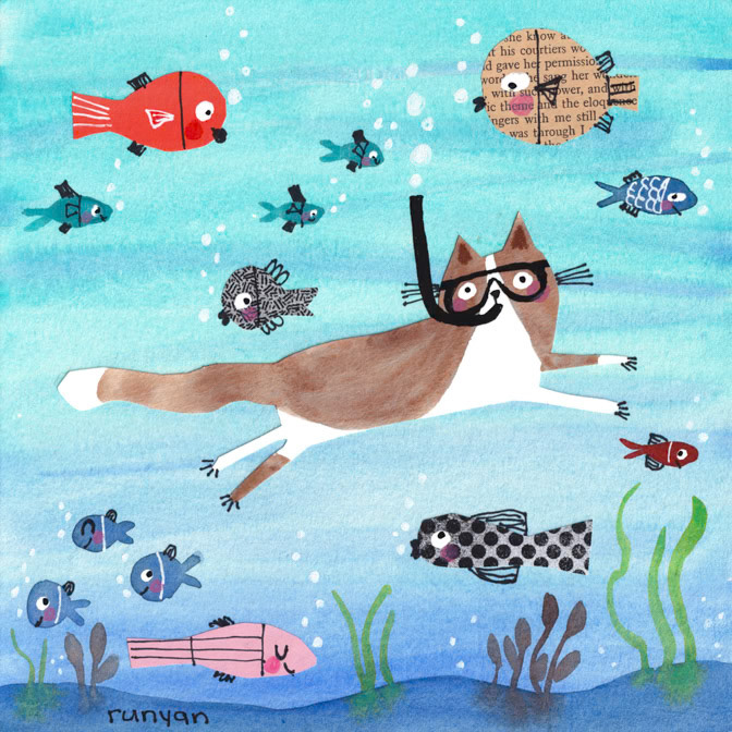 SNORKELING FUN _Cat _  Creatif