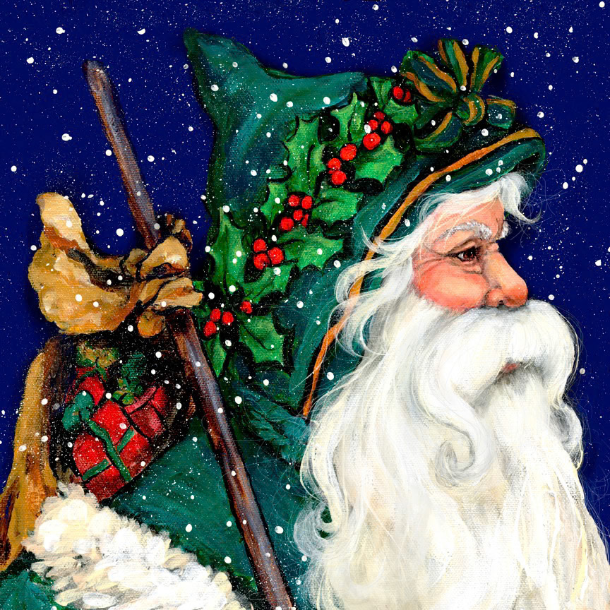 CH943 IRISH SANTA collage
