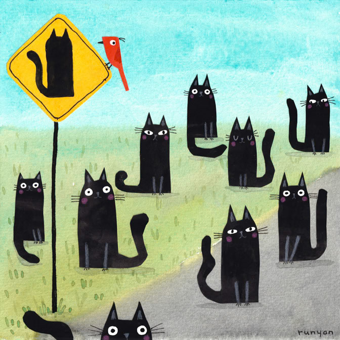 BLACK CAT ZONE _Cats _  Creatif