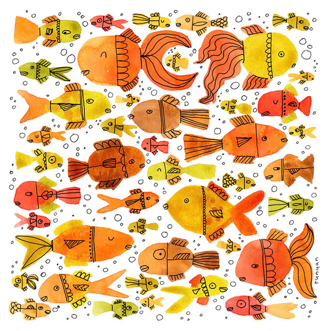 GOLDFISH - Terry Runyan - Creatif _Fish _  Creatif ©Terry Runyan - Creatif License